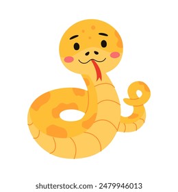 Cute purple golden child cartoon