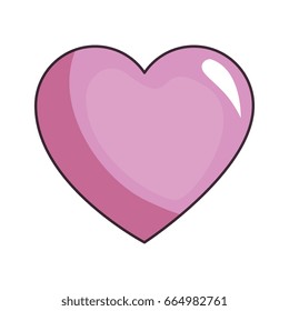 cute purple heart