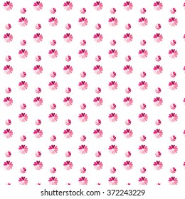 cute purple hearts pattern