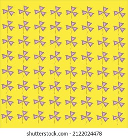 cute purple oxalis leaf background