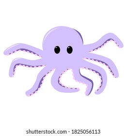 Cute Purple Pink Octopus Friend