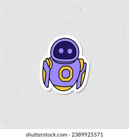 Robot stickers Stock Vector by ©mocoo2003 12092684