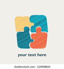 cute puzzle background