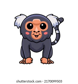 Cute Pygmy Marmoset Monkey Cartoon