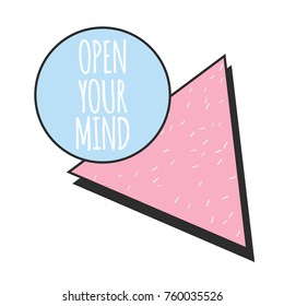cute quote card, illustration in vector format