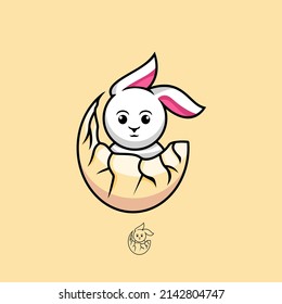Cute rabbit animal design vector 