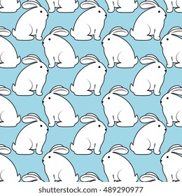 cute rabbit background