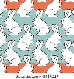 cute rabbit background