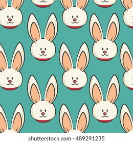 cute rabbit background