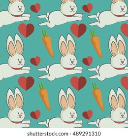 cute rabbit background