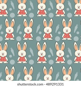 cute rabbit background
