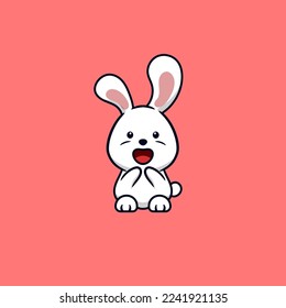 Cute Rabbit Bunny Cartoon Vector