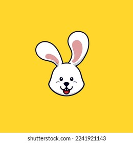 Cute Rabbit Bunny Cartoon Vector