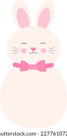 Cute rabbit bunny vector illustration