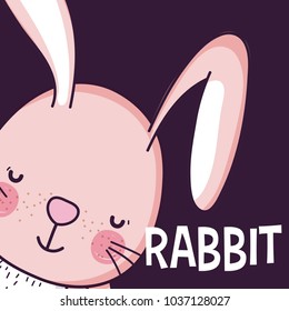 Cute rabbit cartoon