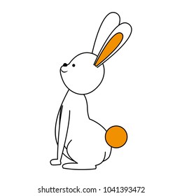Cute rabbit cartoon