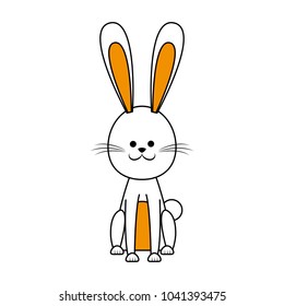 Cute rabbit cartoon