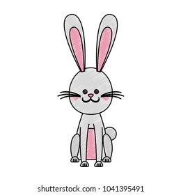Cute rabbit cartoon