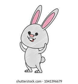 Cute rabbit cartoon