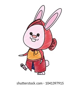 Cute rabbit cartoon