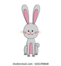 Cute rabbit cartoon