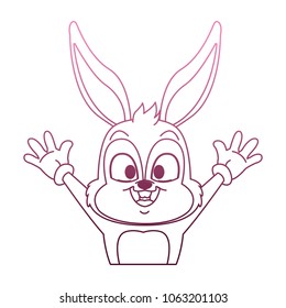 Cute rabbit cartoon