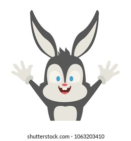 Cute rabbit cartoon