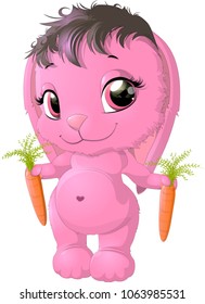 Cute rabbit cartoon