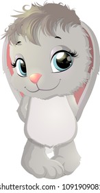 Cute rabbit cartoon