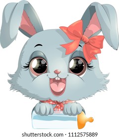 Cute rabbit cartoon