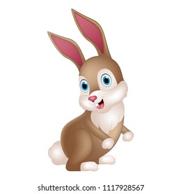 Cute rabbit cartoon