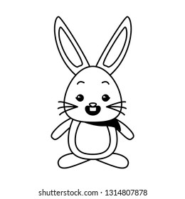 cute rabbit cartoon