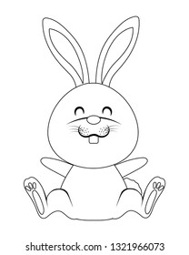 cute rabbit cartoon