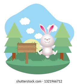 cute rabbit cartoon