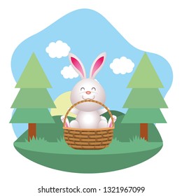 cute rabbit cartoon