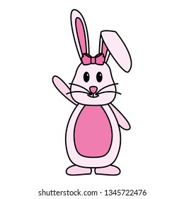 cute rabbit cartoon