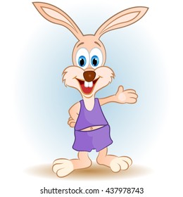 Cute rabbit cartoon