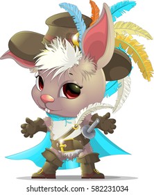 Cute rabbit cartoon