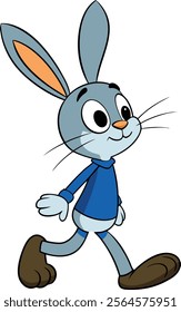 a cute rabbit cartoon image