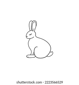 Cute Rabbit Chinese Year of the Rabbit Card
