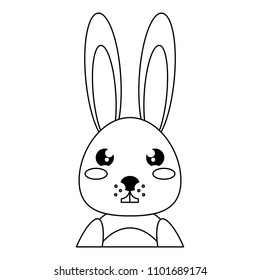 Cute Rabbit Vector Stock Vector (Royalty Free) 54995530