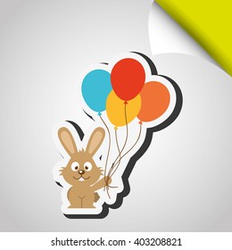 cute rabbit  design 
