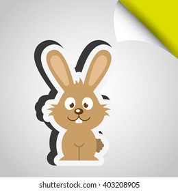 cute rabbit  design 