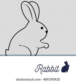 cute rabbit design