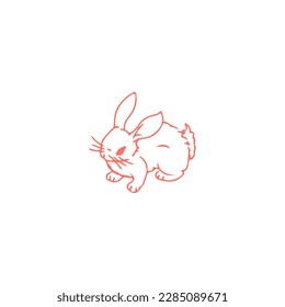 vector de ilustración de garbit lindo