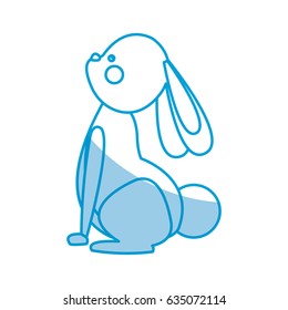 cute rabbit easter happy festive decoration concept