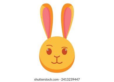 Cute Rabbit Expression Sticker Design