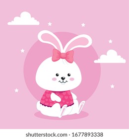 Cute Unicorn Vector Sit Star Baby Stock Vector (Royalty Free ...