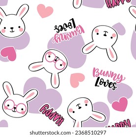cute rabbit graphic tees for girl sleepwear patterns