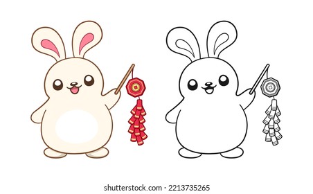 pudgy bunny coloring pages